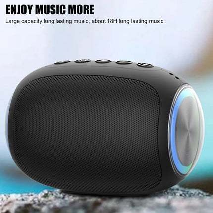 Bluetooth Compatible Portable Speaker Wireless Subwoofer Outdoor Loudspeaker Stereo Surround Support FM Radio TF Home Theater