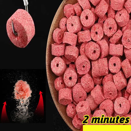 Fishing Feed Attractant Hollow Granular Lure Nutrition Food Fishy Flavor Scent Pesca Carp Atomization Fiber Bite Hook Soft Bait