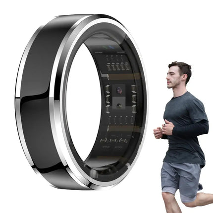 Smart Health Ring Blood Oxygen Tracker Smart Ring BT Health Tracker With 3-5 Days Battery Life Waterproof Tracker For Sleep