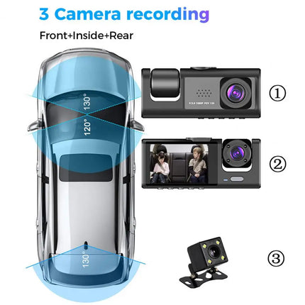 Dash Cam 1 Set Durable USB2.0 Safe  Car Dashboard Driving Recorder Car Supply