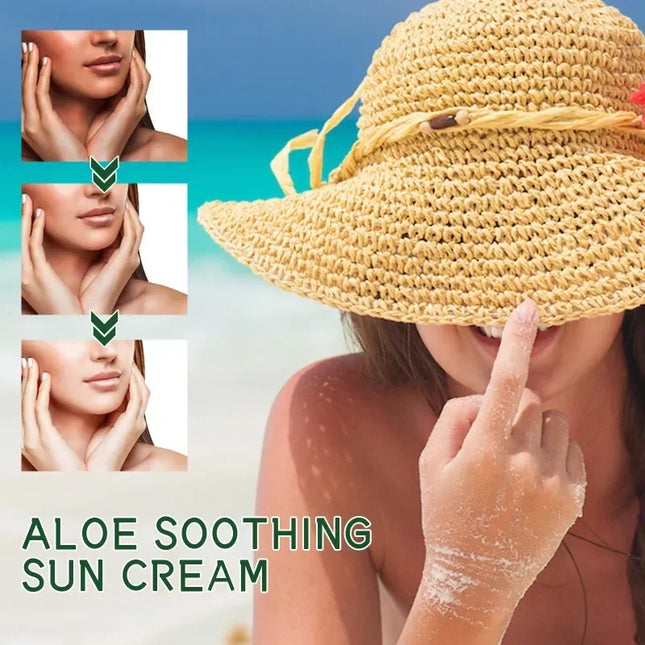 Aloe Soothing Sun Cream SPF 50+ PA+++ 50ml Sunscreen Sun Protection Uv Isolation Moisturizing non-greasy Korean Skincare