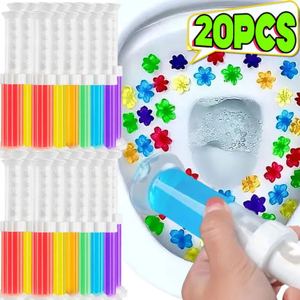 Color Flower Toilet Cleaner Gel Syringe Aromatic Drain Toilet Cleaning Detergent Air Freshener Remove Odor Home Bathroom Supply