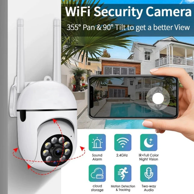 Smart Home IP Camera 8MP WIFI Security Baby Camera Wireless with Motion Detection Auto Tracking Color night Vision Surveillance