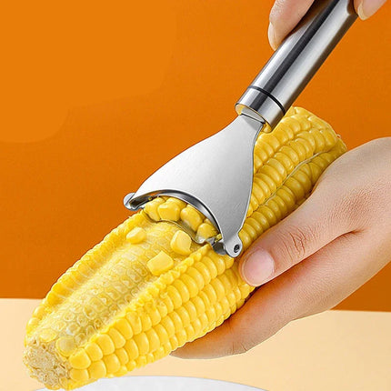 Stainless Steel Corn Peeler Corn Planer Thresher Stripper Cutter Corn Shaver Melon Fruit Planer Sheller Home Kitchen Gadget Tool