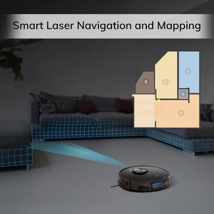 A10s/L100 Vacuum Cleaner Robot,Laser System,WIFI APP Control,Sweeping Mopping Cleaning Machine,Restricted Area Setting