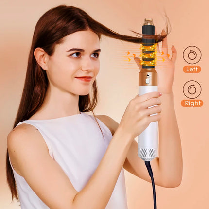 5 in 1 Hair Dryer Hot Comb Set Professional Curling Iron Hair Straightener Styling Tool For Dyson Airwrap Hair Dryer Household