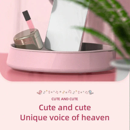 1PCS Cute Cat Bluetooth Speaker with Alarm Clock Portable Bluetooth 5.0 Wireless Speaker Stereo Sound Box Music Player Subwoofer