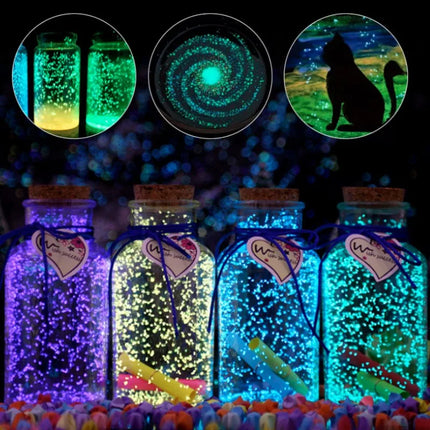 10G/bag Night Light Sand Glowing Small Gravel Home Garden Outdoor Path Lawn Decoration Fish Tank Aquarium Decoration