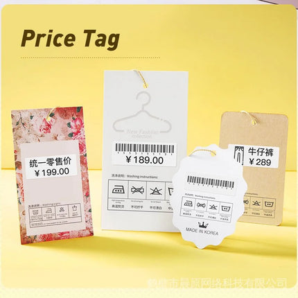 Niimbot D11 Label Sticker White Label Paper Roll Waterproof Thermal Paper Self Adhsive D11 D110 Paper Sticker for NIIMBOT Label