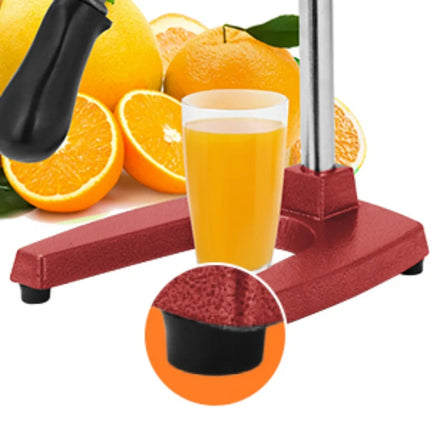 Commercial Heavy Duty Cast Iron Hand Press Manual Orange Citrus Lemon Lime Grapefruit Pomegranate Fruit Juice Squeezer Machine