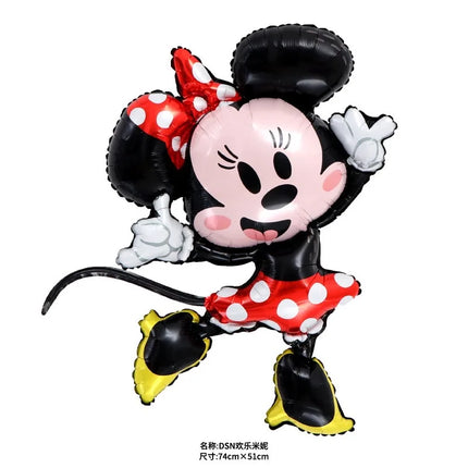 Disney Mickey Minnie Mouse Foil Balloon Baby Shower Birthday Cartoon Mickey Mouse Balloon Party Decoration Air Globos Supplies