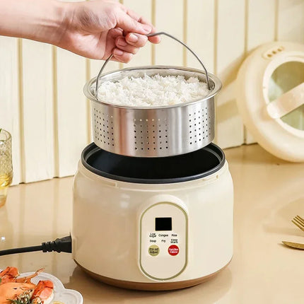 Mini Rice Cooker Electric Non-stick Pan Pots for cooking 1.8L Multifunctional rice cooker Home Appliance for Kitchen