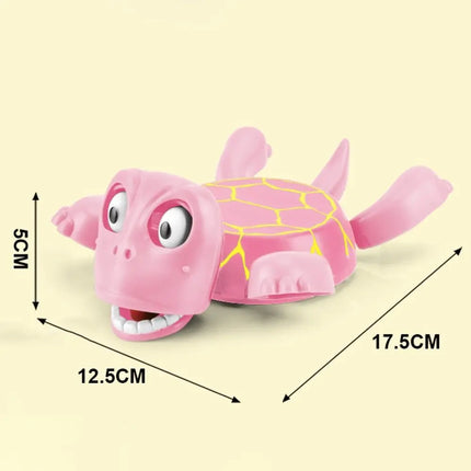 Press To Sound Panicked Turtle Coaster Gaping Eyes Creative Turtle Base Cup Mat Frightened Non-slip Water Cup Pad Cafes