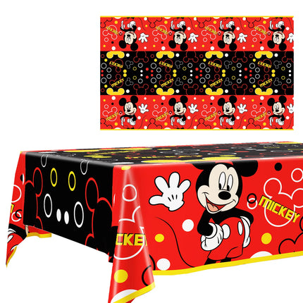 Disney Mickey Mouse Birthday Party Decoration Mickey Balloon Disposable Tableware Backdrops Baby Shower Kids Boys Party Supplies