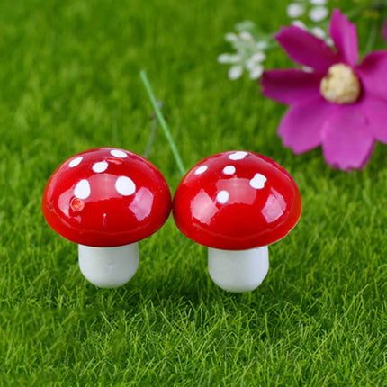 Mini Mushrooms Miniature Garden Foam Decor Artificial Ornament Outdoor Fairy Decoration Figurines Figurine Landscape