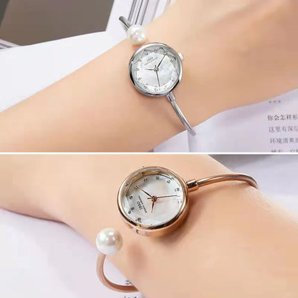 Elegant Silver Women Bracelet Watch Luxury Diamond Hand Clock Female Waterproof Famous Brand Fashion Ladyies Bangle Wristwatch