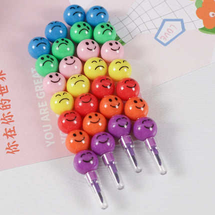 10Pcs Lollipop Building Block Crayon/Pencil Graffiti Pen for Children Birthday Party Favors Student Back To School Gifts