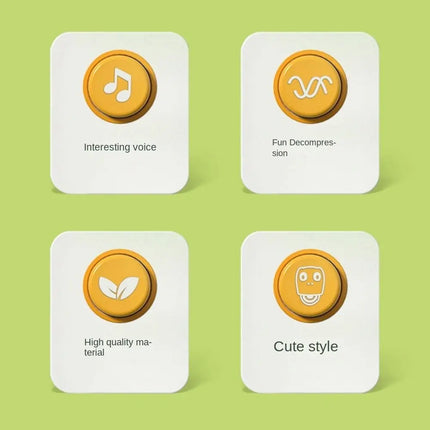 Press To Sound Panicked Turtle Coaster Gaping Eyes Creative Turtle Base Cup Mat Frightened Non-slip Water Cup Pad Cafes