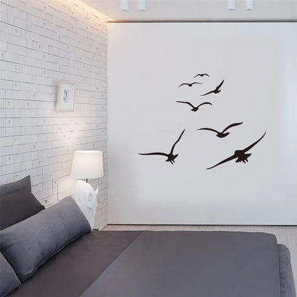 Diy Background Wall Sticker Flying Birdie Removable Wall Sticker For Living Room Bedroom Windows Wall Sticker Home Decoration