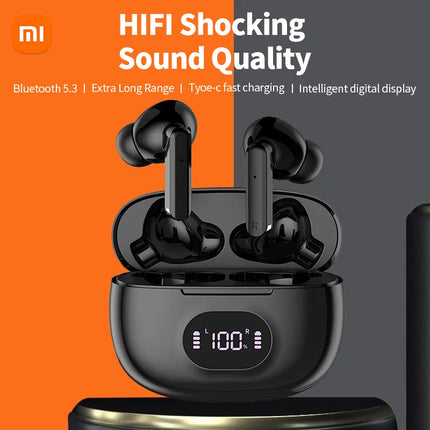 XIAOMI New TWS Earphone 919 Touch Control Wireless Bluetooth Headphone LED Digital Display In Ear Stereo Sound Headset With Mic