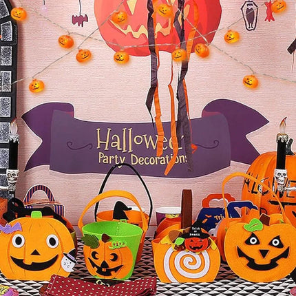 1.5M/3M LED Pumpkin Light String Halloween Decoration Battery Operated DIY Fairy Lamp For Horror Halloween Happy Party Lights