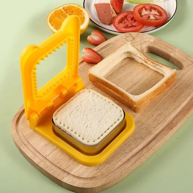 Breakfast Sandwich Maker Bread Mold Toast Bread Cutting Die  Sandwich Cookie Cutter Breakfast Dessert DIY Tool Kitchen Gadgets