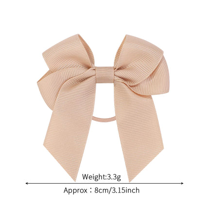 2/1Pcs Sweet Hair Ribbon Hair Band for Girls Toddler Cheer Bow Head Rope Kids Headwear Double Ponytail Support Hair Accessories