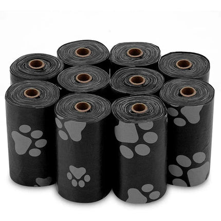 120 Rolls Dog Poop Bag Outdoor Cleaning Poop Bag Outdoor Clean Pets Supplies for Dog 15Bags/Roll Refill Garbage Bag Pet Supplies