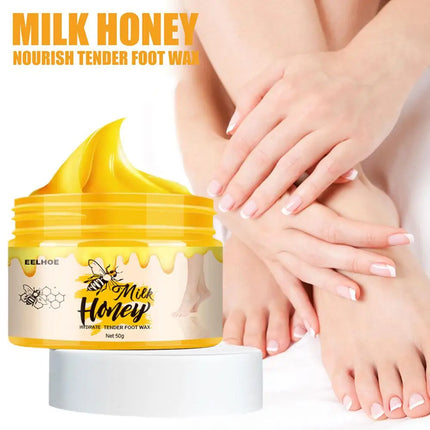 Milk honey foot mask Exfoliating remove dead skin callus Heels Anti Dry cracked peeling exfoliation moisturizing feet care cream