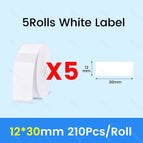 5Rolls 12x30mm