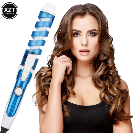 NEW Magic Pro Hair Curlers Electric Curl Ceramic Spiral Hair Curling Iron Wand Salon Hair Styling Tools Hair Wand Curler Iron