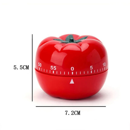 Tomato Shape Kitchen Timer Kitchen Craft Mechanical Wind Up 60 Minutes Timer 360 Degree Rotating Timer Kitchen Cooking Timer