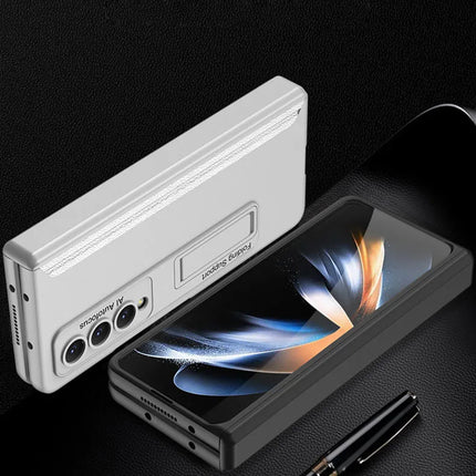 Case For Samsung Galaxy Z Fold 6 5 4 3 2 5G Magnetic Adsorption Hinge Protection Phone Cover Kickstand Hard Plastic Magnet Case