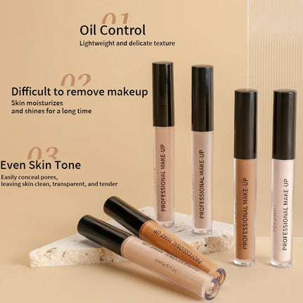 Liquid Concealer Matte High Coverage Waterproof Oil Control Moisturizing Long Lasting Concealer Professional Face Makeup