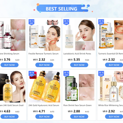 24K Gold Hyaluronic Acid Serum for Face Anti-wrinkle Anti-aging Brightening Moisturizing skincare Facial Serum Essence Face Care