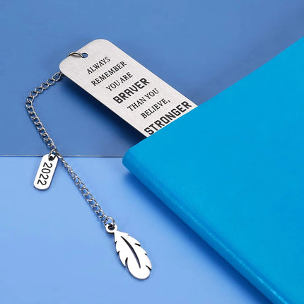 New Creative Metal Bookmark For Students  School Office Teacher Appreciation Gifts Stationary Reading Accessories Supplies