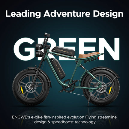 ENGWE 750W E-Bike Dual 48V Batteries 28MPH 150KM Range