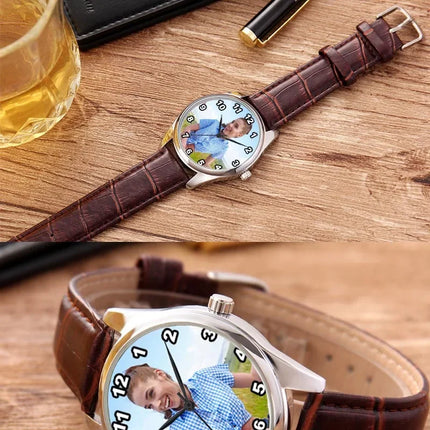 A4730 Custom Photo watch DIY watches Waterproof unisex for men women Lovers put your own image Personalized Birthday Gift