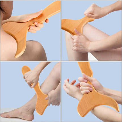 Wood Therapy Massage Tools Lymphatic Drainage Massager Body Sculpting Tools for Maderoterapia Colombiana,Anti-Cellulite