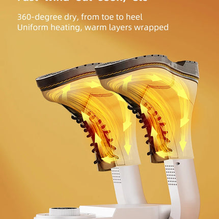 Intelligent shoe dryer Dry and wet deodorization timing double V shoe dryer foldable quick drying shoe dryer