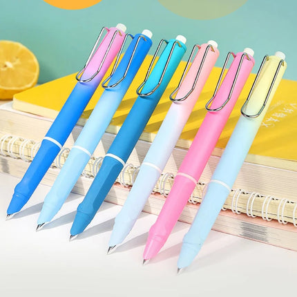 1pcs Fountain Pen Press Type Ink Pen Retractable 0.38 Nib Converter Filler Student Stationery Office School Supplies Gifts