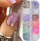 1Box Iridescent Crystal Nail Art Sequins Fantasy Mermaid Holographic Hexagon Sparkles 3D Dazzling Accessories for Nail Designs *