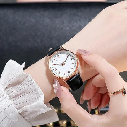 Luxury Watches for Women Diamond-studded Luminous Retro Female Watch Ladies Belt Back Light Quartz Wristwatches