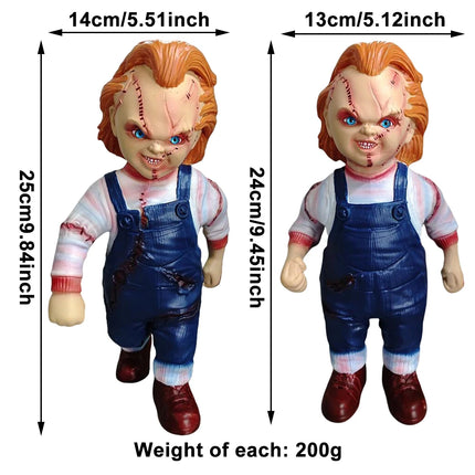 Child's Play Original Chucky Doll PVC Figure Model Toy Collectible Doll Doll Room Halloween Carnival Party Decorative Prop Gifts