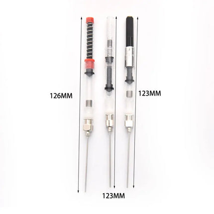 3pcs/6pcs Fountain Pen Ink Cartridge Converter Filler Ink Pen Ink Sac Syringe Device Tool Stationery Office Supplies