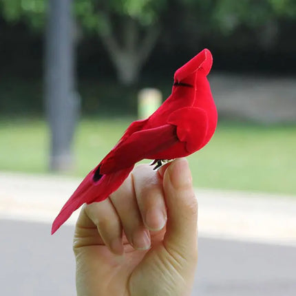 Creative Foam Feather Artificial Parrots Imitation Bird Model Garden Decoration