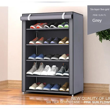 Multi-tier Combination Shoe Rack Home Bedroom Living Room Dustproof Storage Shoe Cabinet Dormitory Simple Shoe Organizer