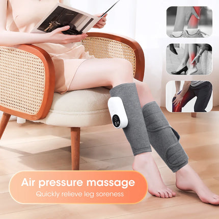 Wireless Air Pressure Calf Massager Electric Leg Massage Device 3 Mode Airbag Compresstion Promote Blood Circulation Instrument