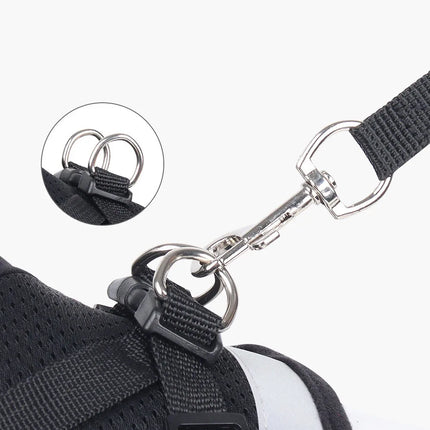 Adjustable Breathable Pet Dog Cat Harness and Leash Escape Proof Cat Vest Harness Puppy Dog Kitten Leads Reflective Cat Collar