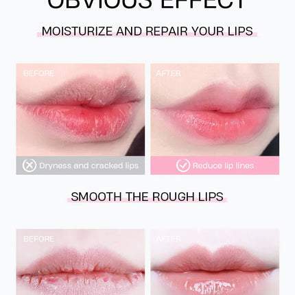 8g LAIKOU Sakura Lip Sleeping Mask Hydrating Moisture Nutriousing Wrinkle Smoothing Dryness Lip Mask Korean Cosmetics Skin Care